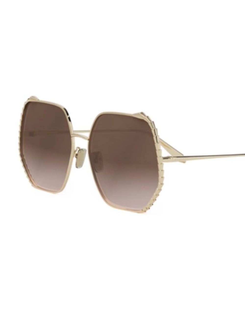 Bvlgari BV40004U 33F 60 Serpenti Viper Gold Gradient Brown Sunglasses Bulgari